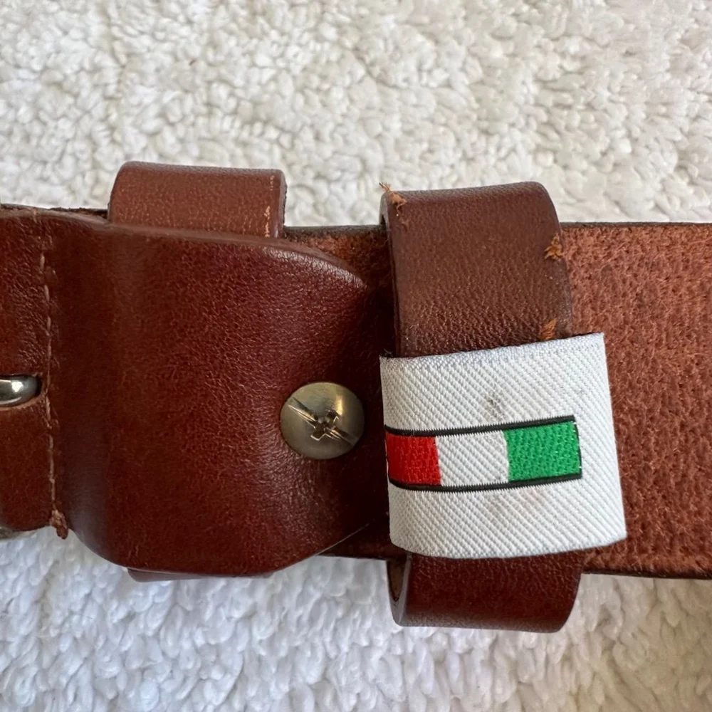 Men's Antonio de Patrizi Brown Leather Belt Size 41/110/35
